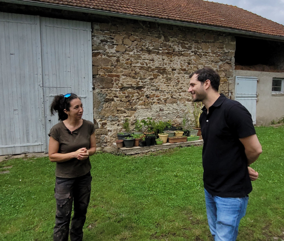 Diane Zabardi et Philippe Daaboul, conseiller foncier dans le Puy-de-Dôme (63)